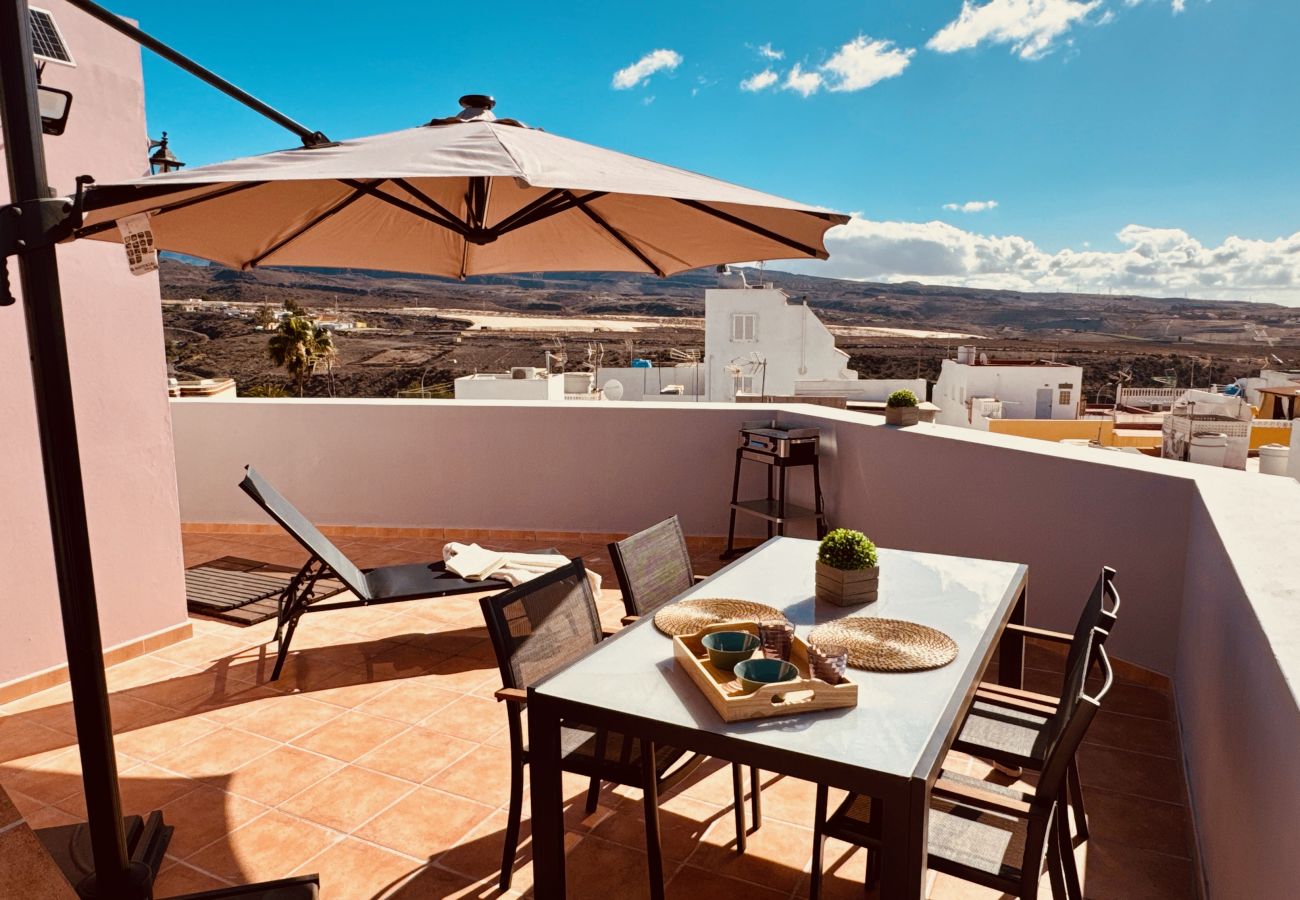 Casa en San Bartolomé de Tirajana - Click & Guest -Terrace with Sea and Mountain Views