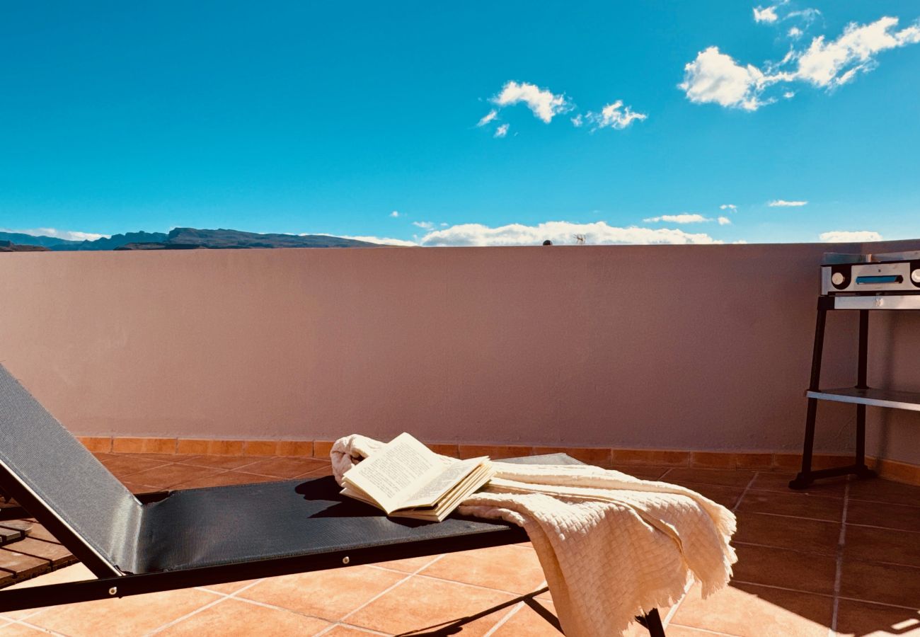 Casa en San Bartolomé de Tirajana - Click & Guest -Terrace with Sea and Mountain Views