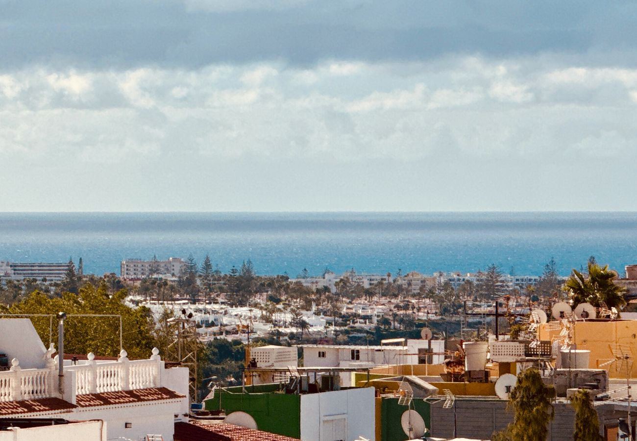 Maison à San Bartolomé de Tirajana - Click & Guest -Terrace with Sea and Mountain Views